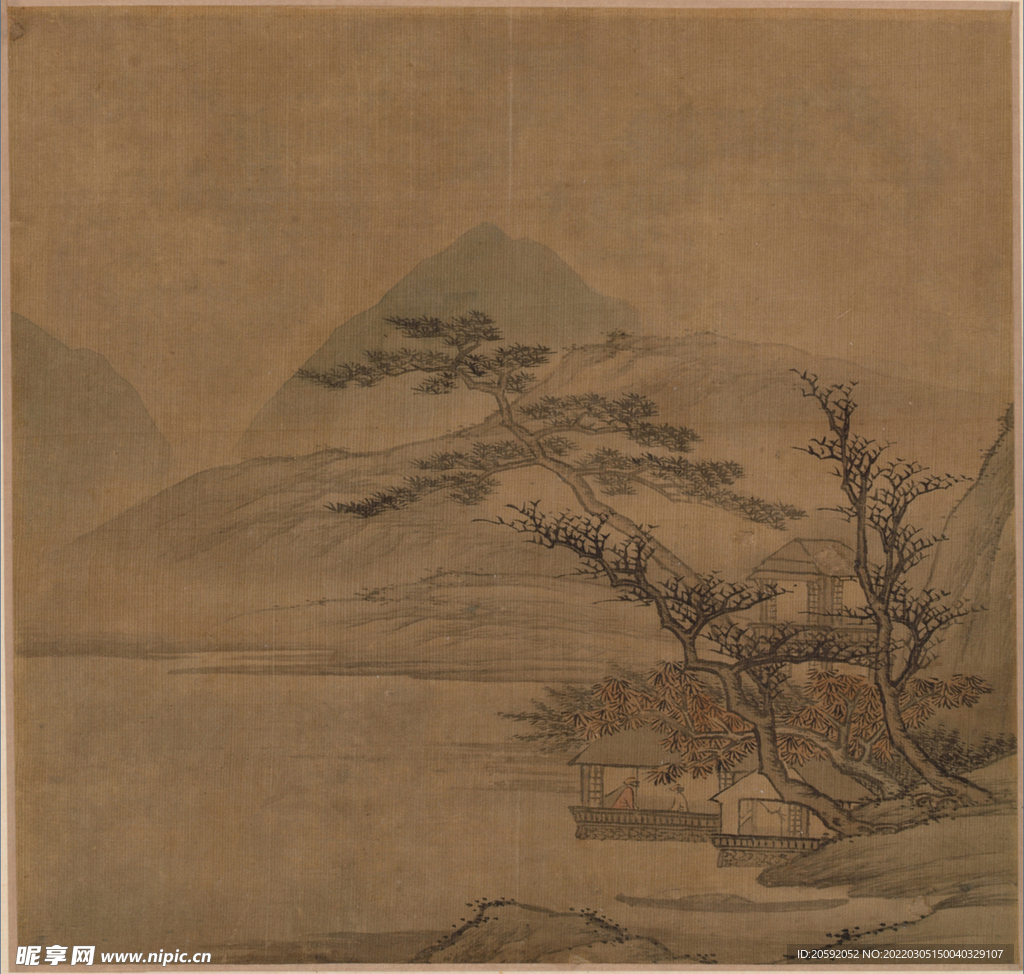 水墨画  