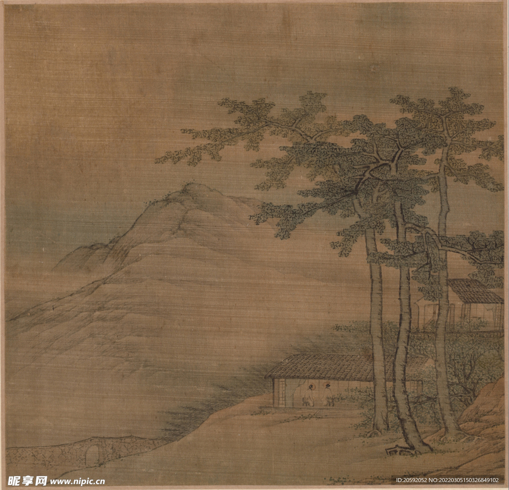 水墨画  