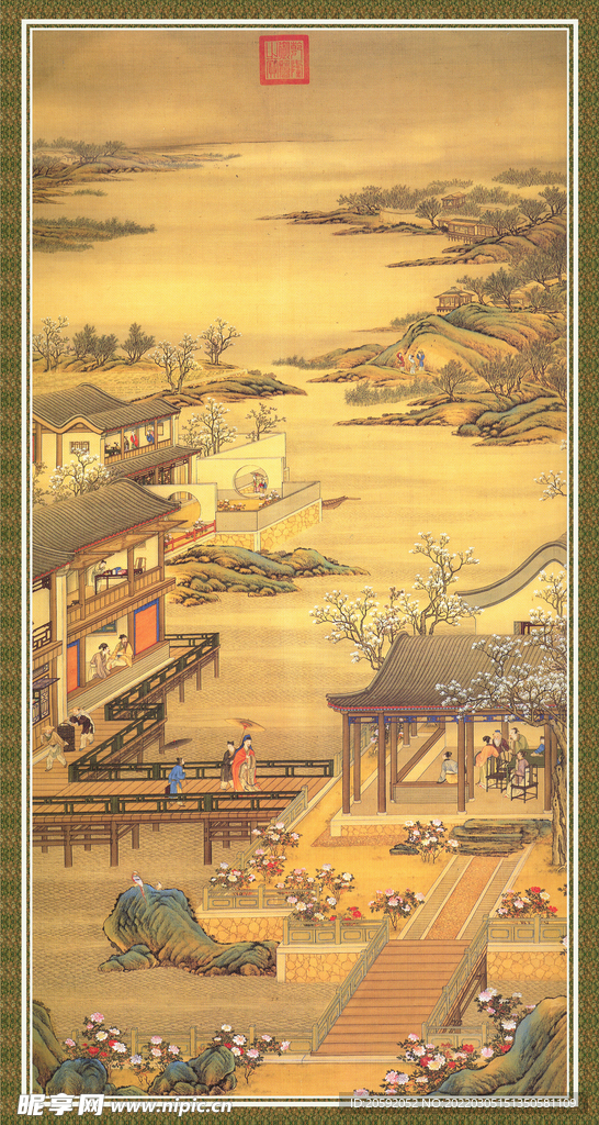 水墨画 
