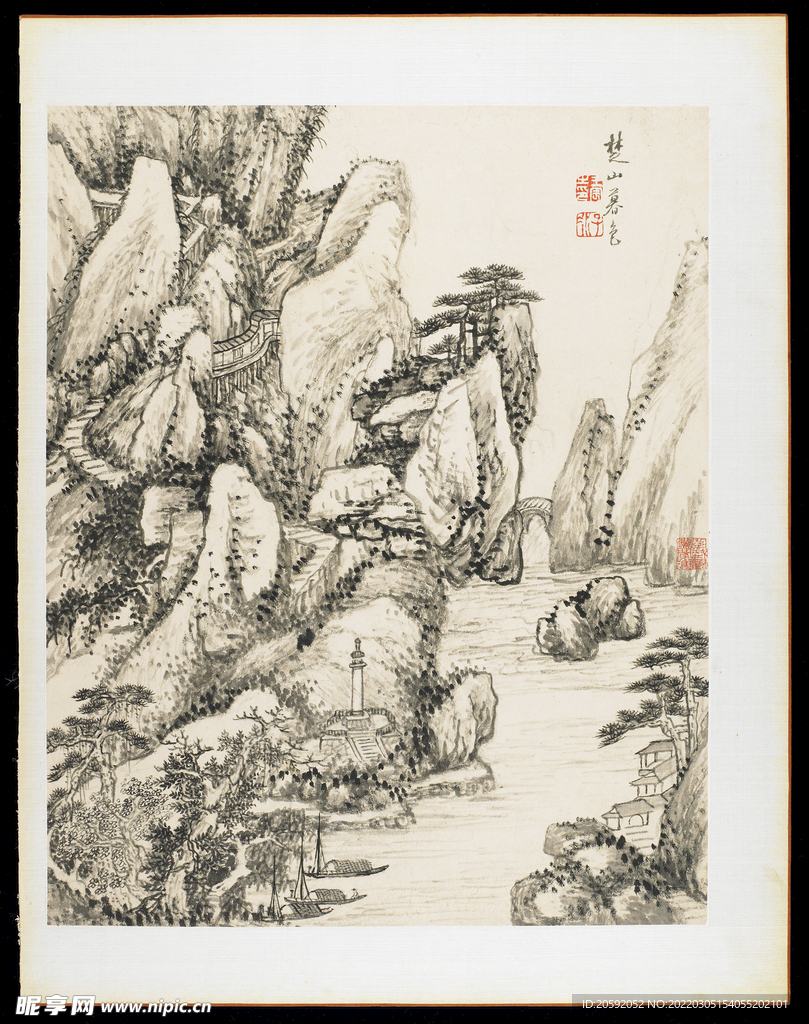 山水画   