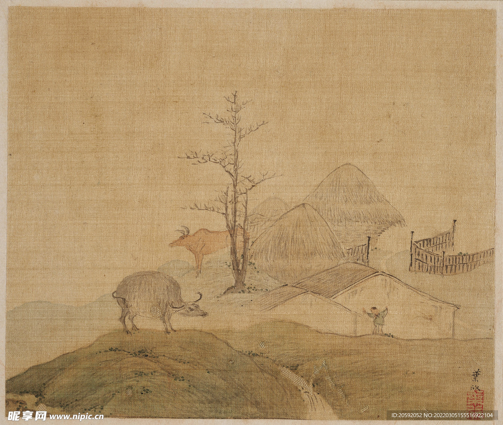 山水画  