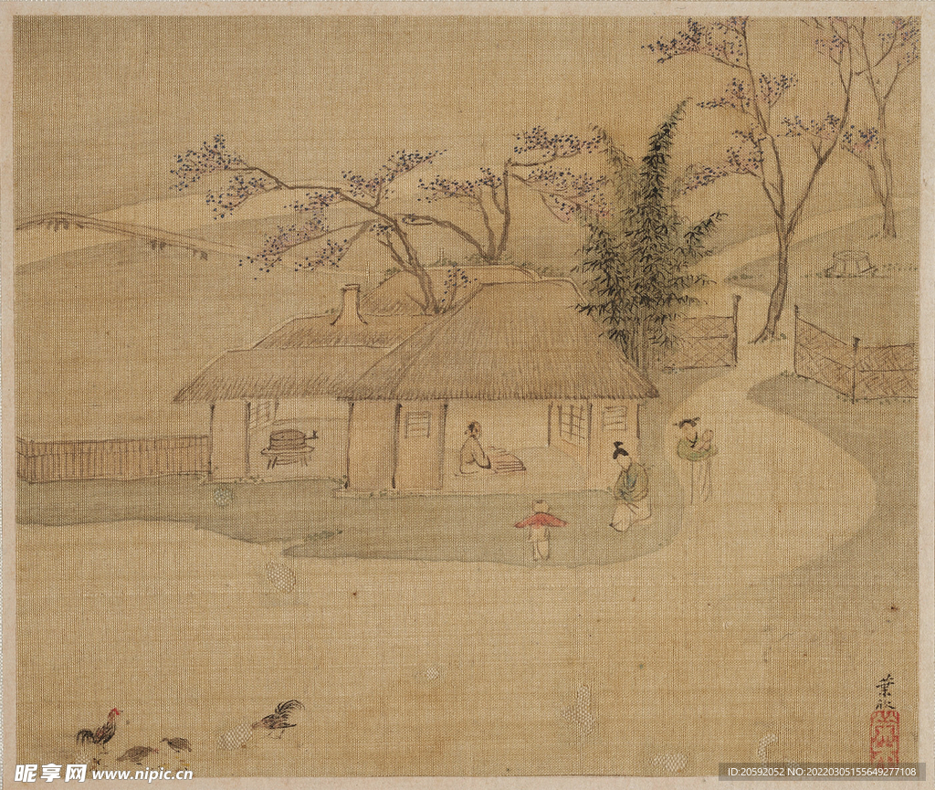 山水画  