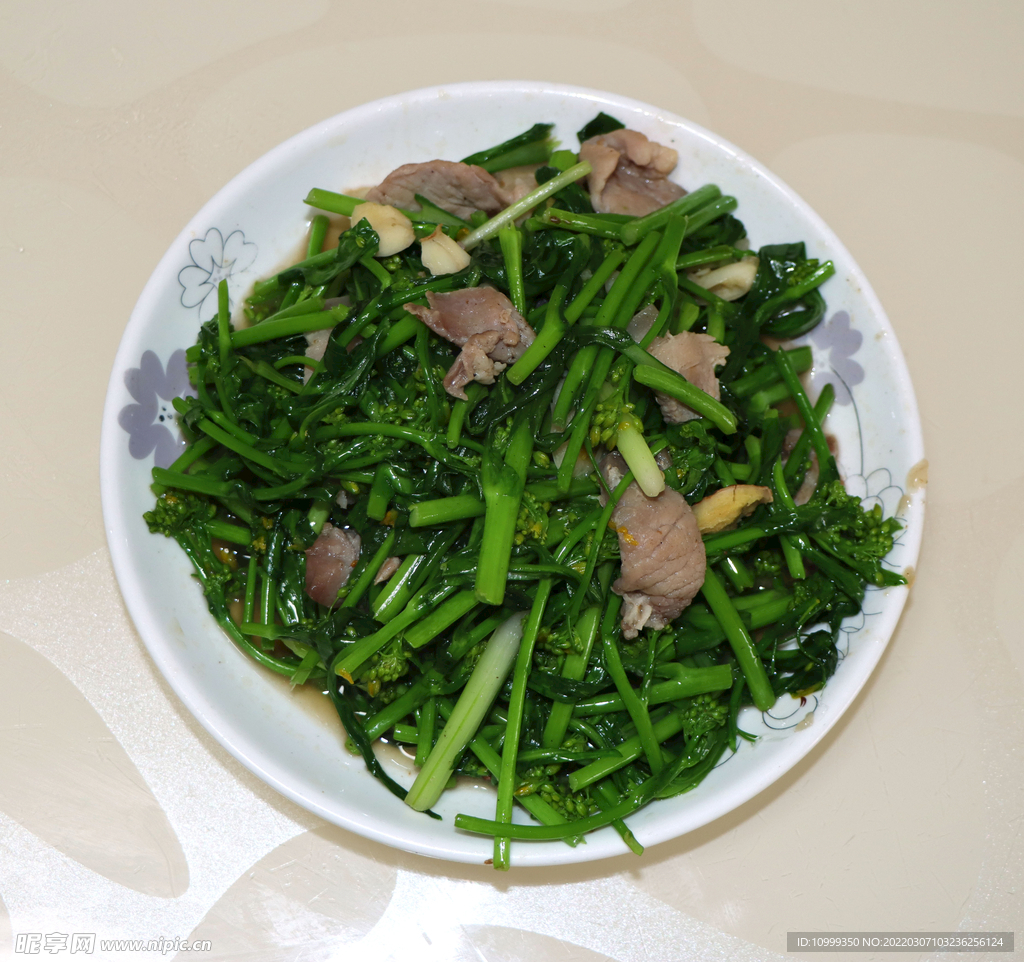 青菜炒肉