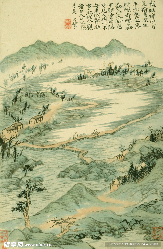 山水画 