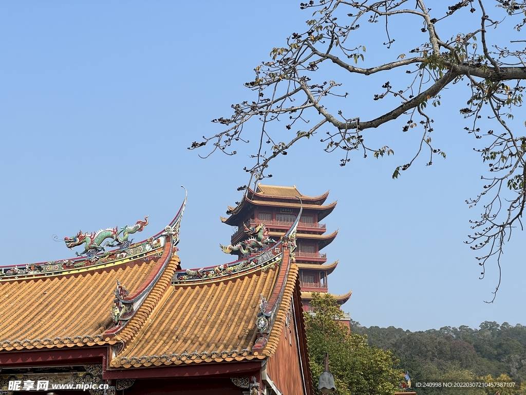 泉州府同安县梵天寺一角