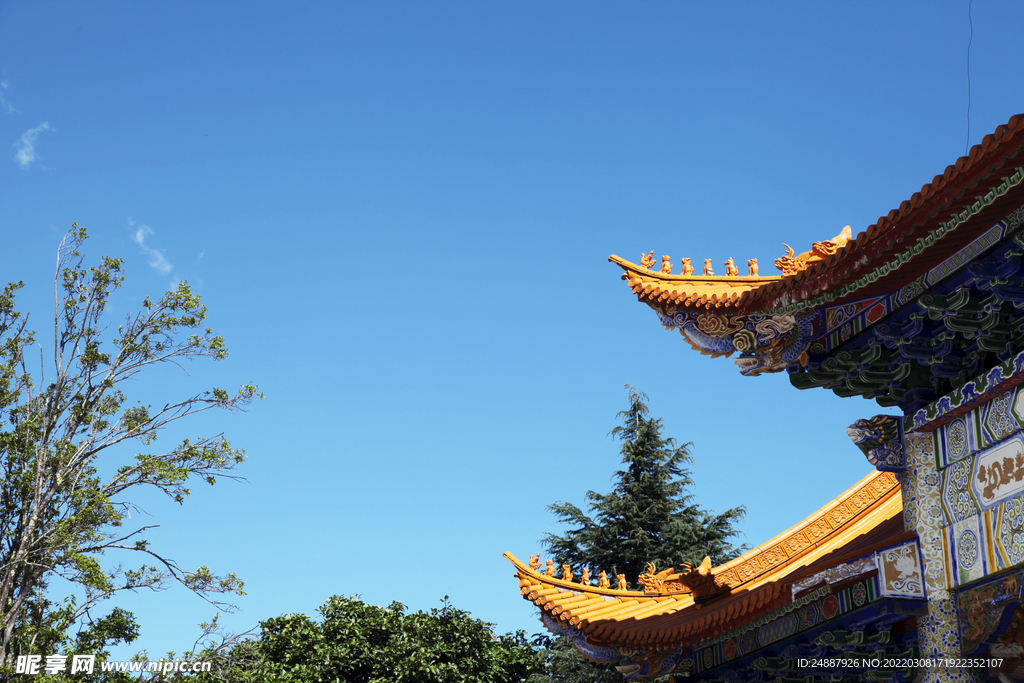 古建筑房檐图片