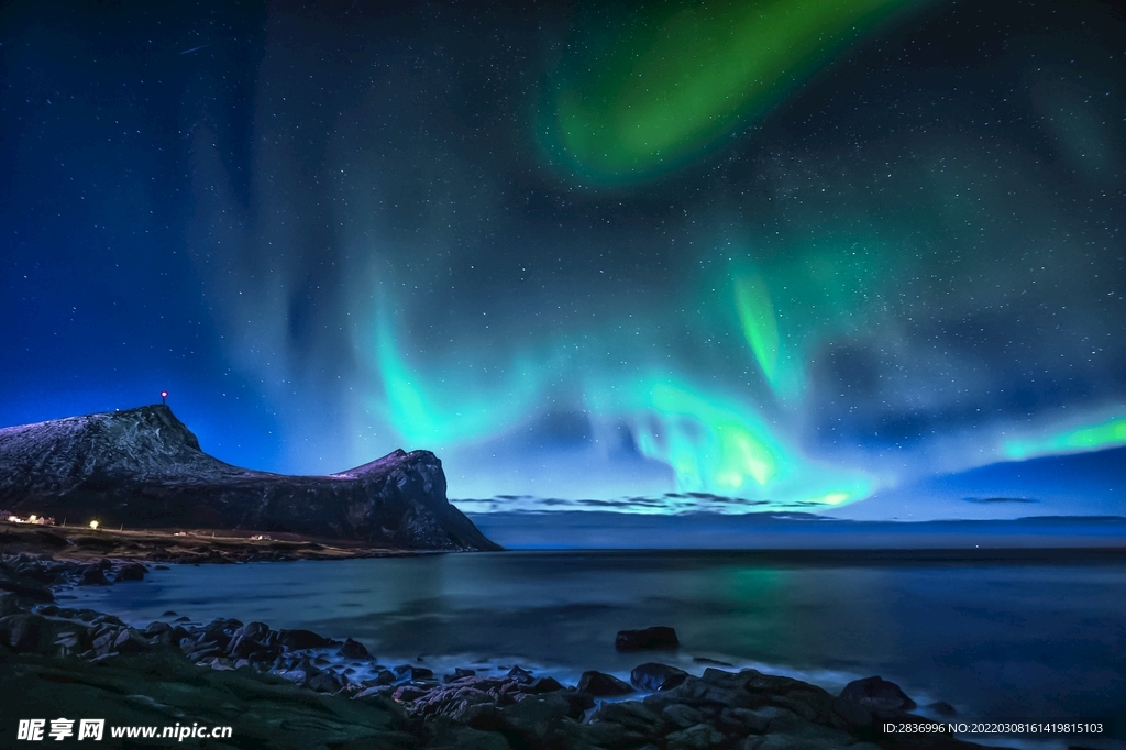 唯美星空夜景