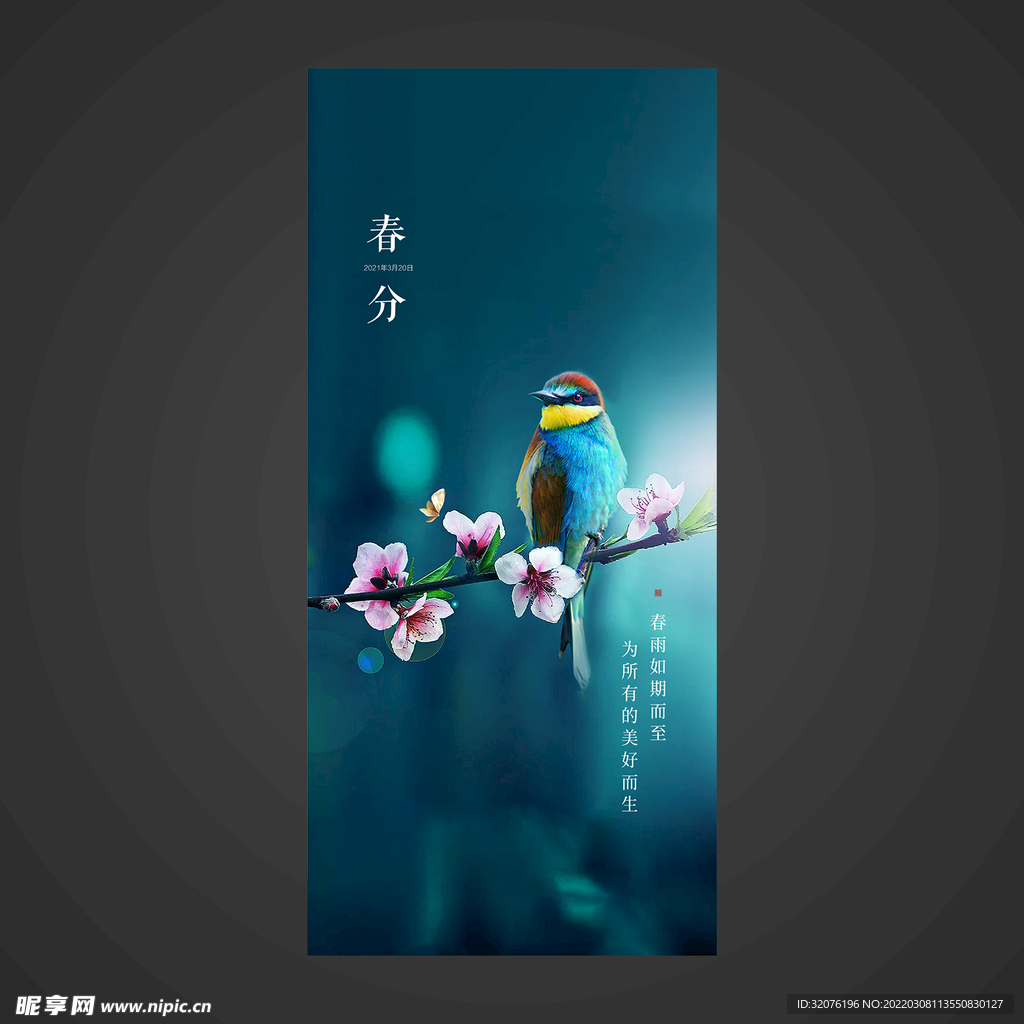 春分手机海报
