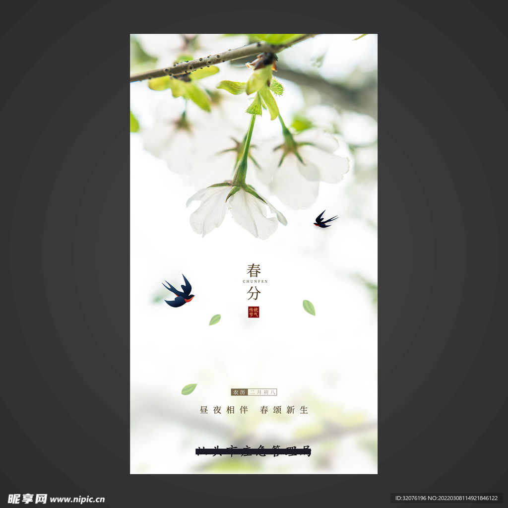 春分手机海报