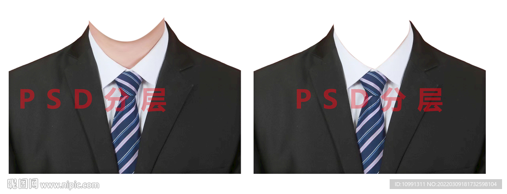 男生正装西装衣服素材