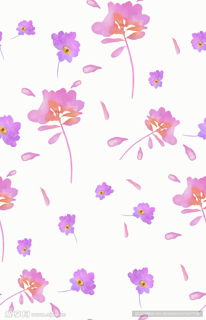 素材 小花