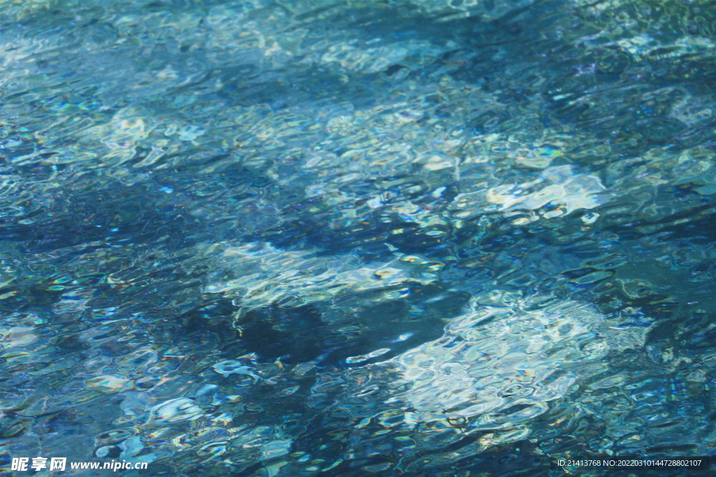 水滴水纹波纹 