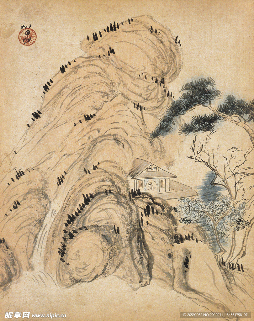 水墨画 