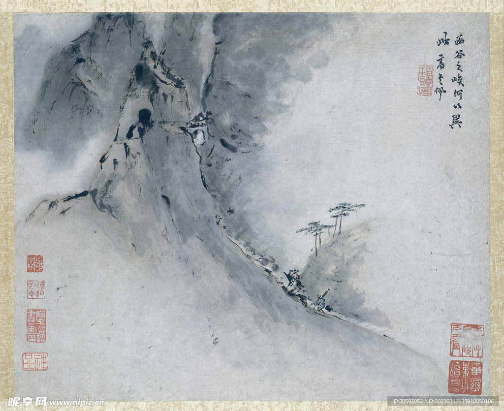 山水画  