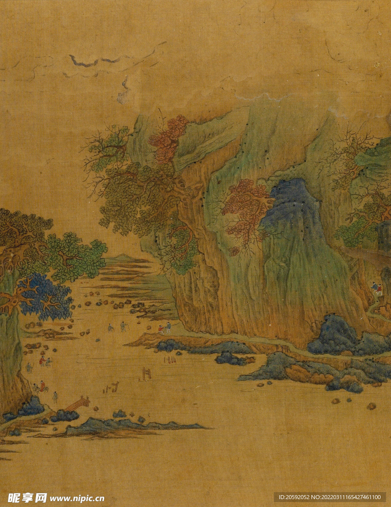 山水画  