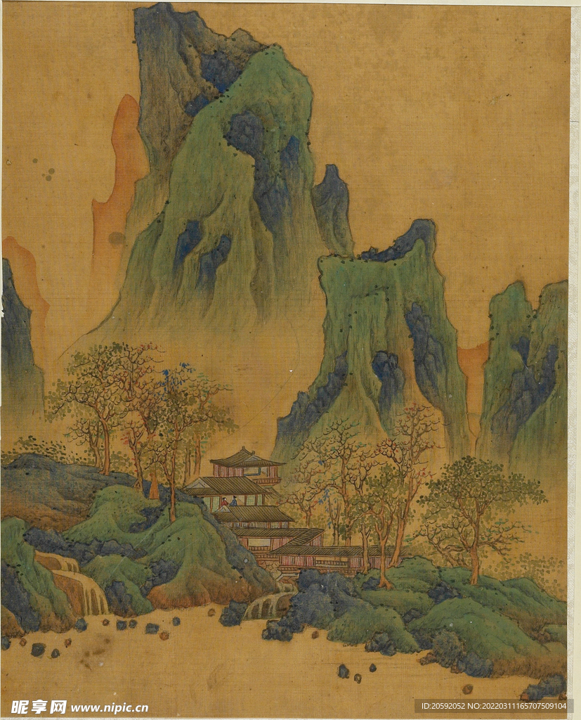山水画  