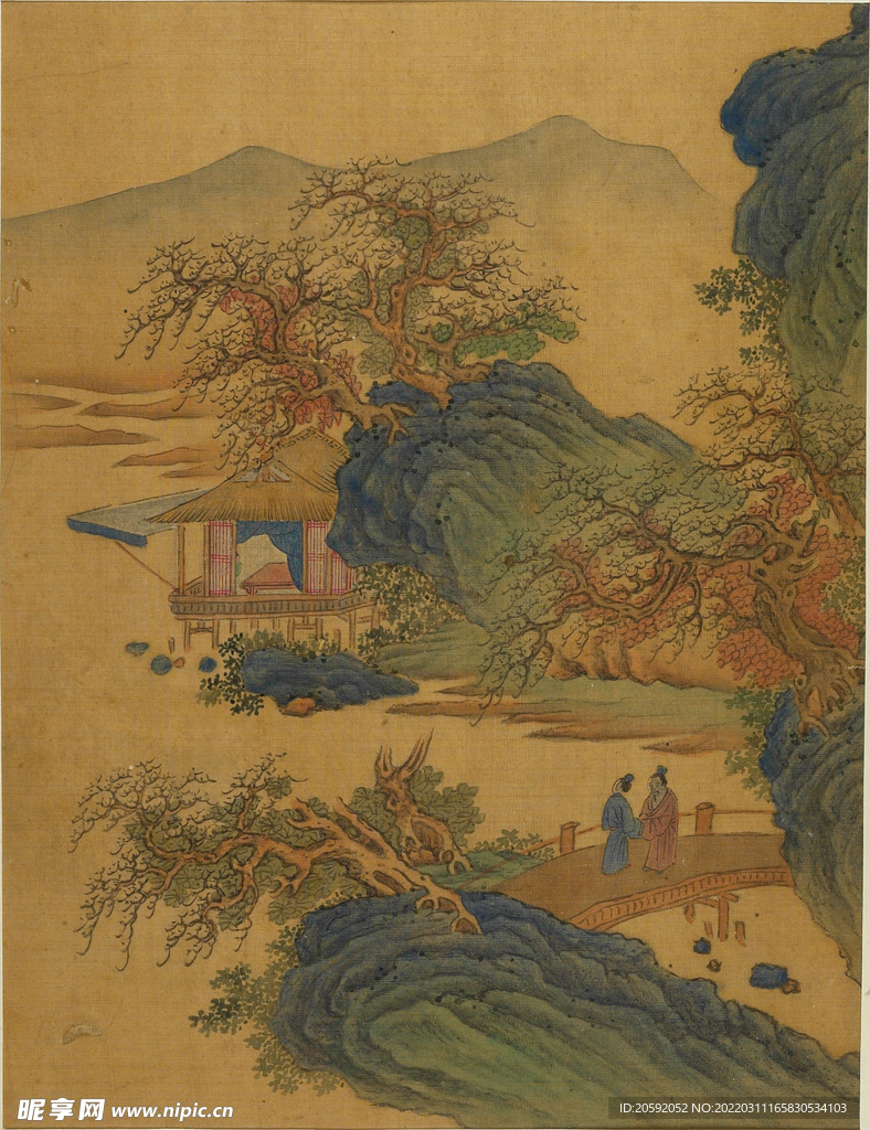 山水画  