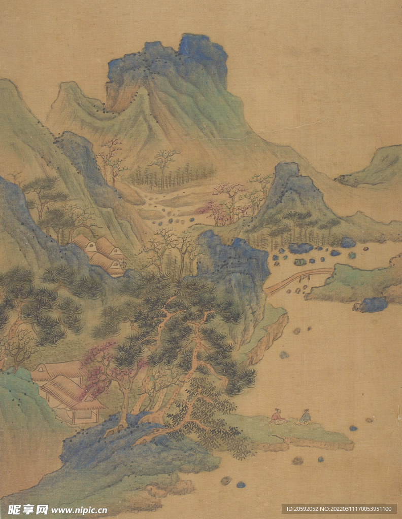 山水画  