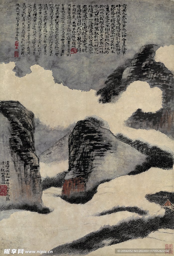 山水画   