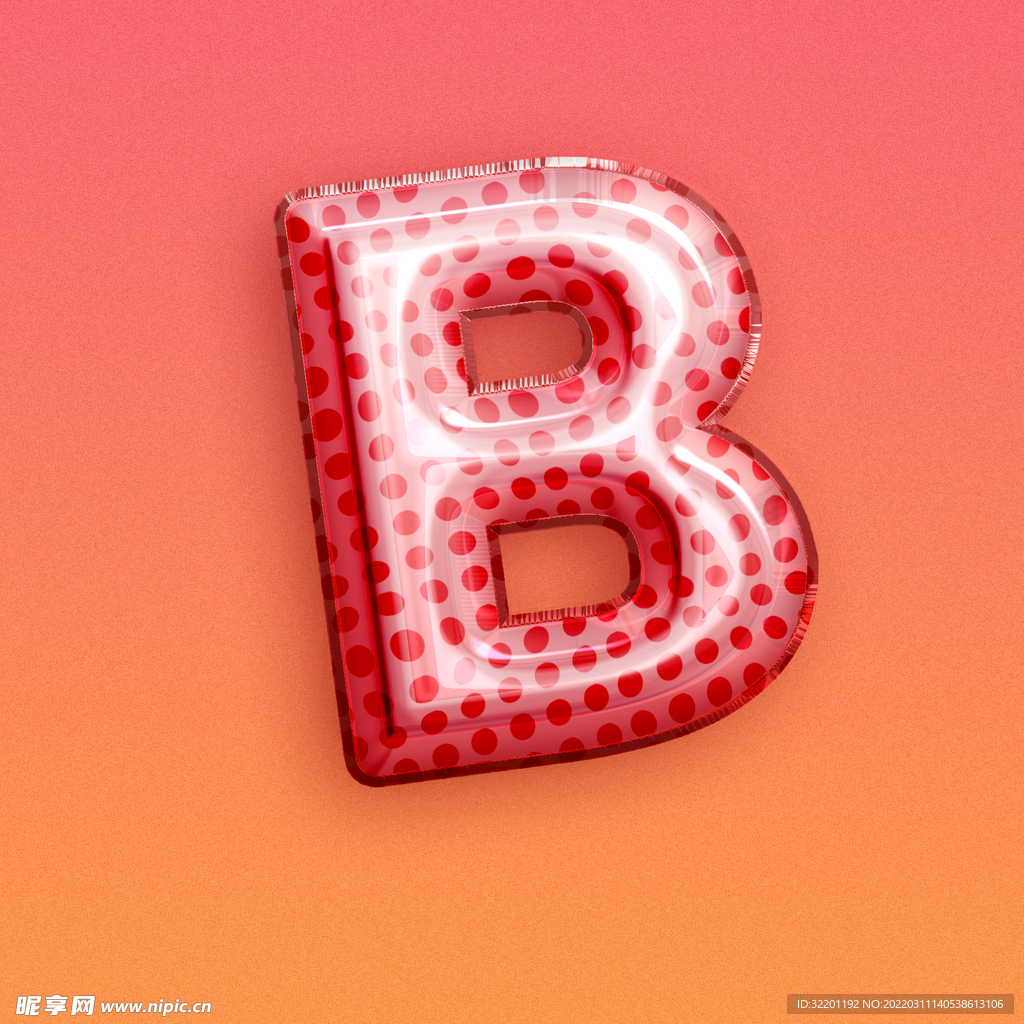 气球字体