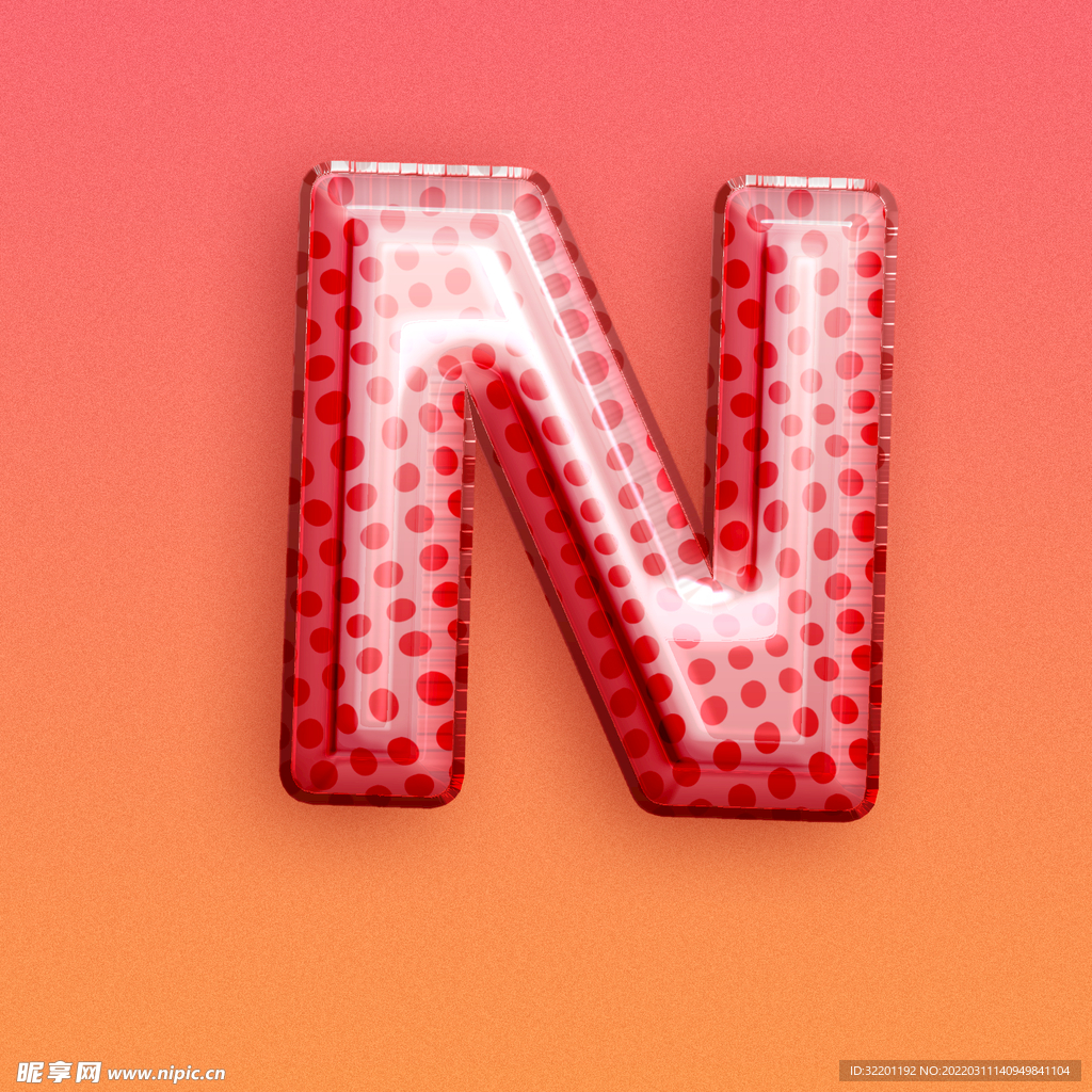 气球字体