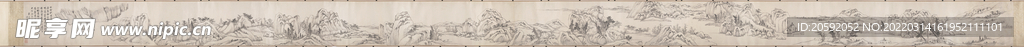山水画  