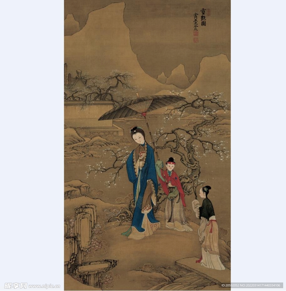   宫廷画  