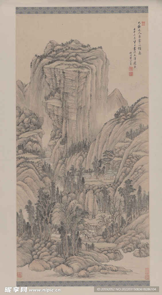 山水画  
