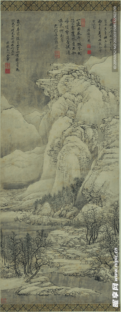 山水画  