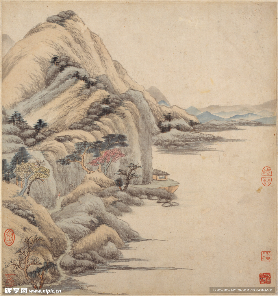 山水画  