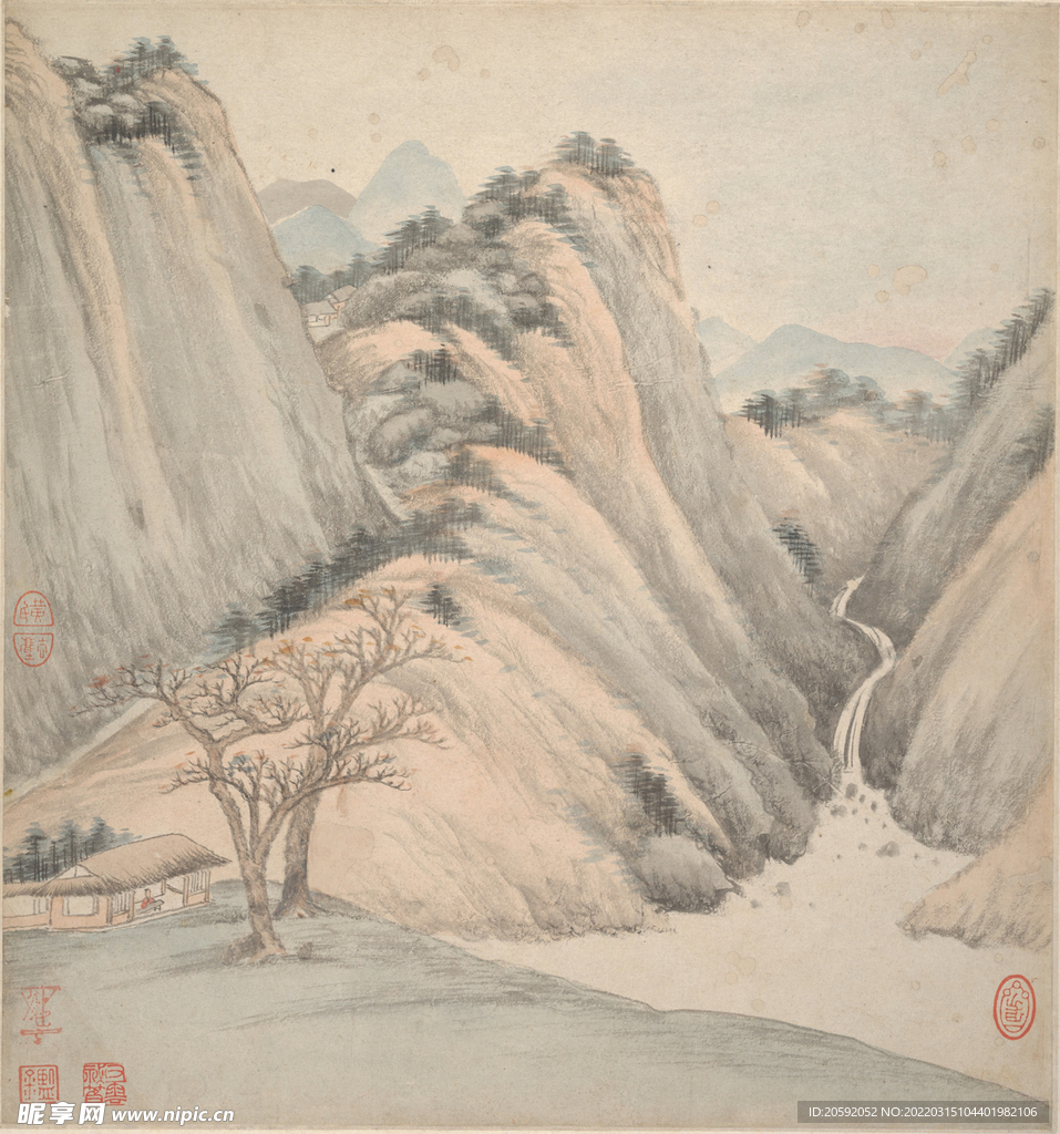 山水画  