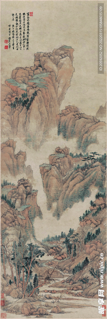 山水画  