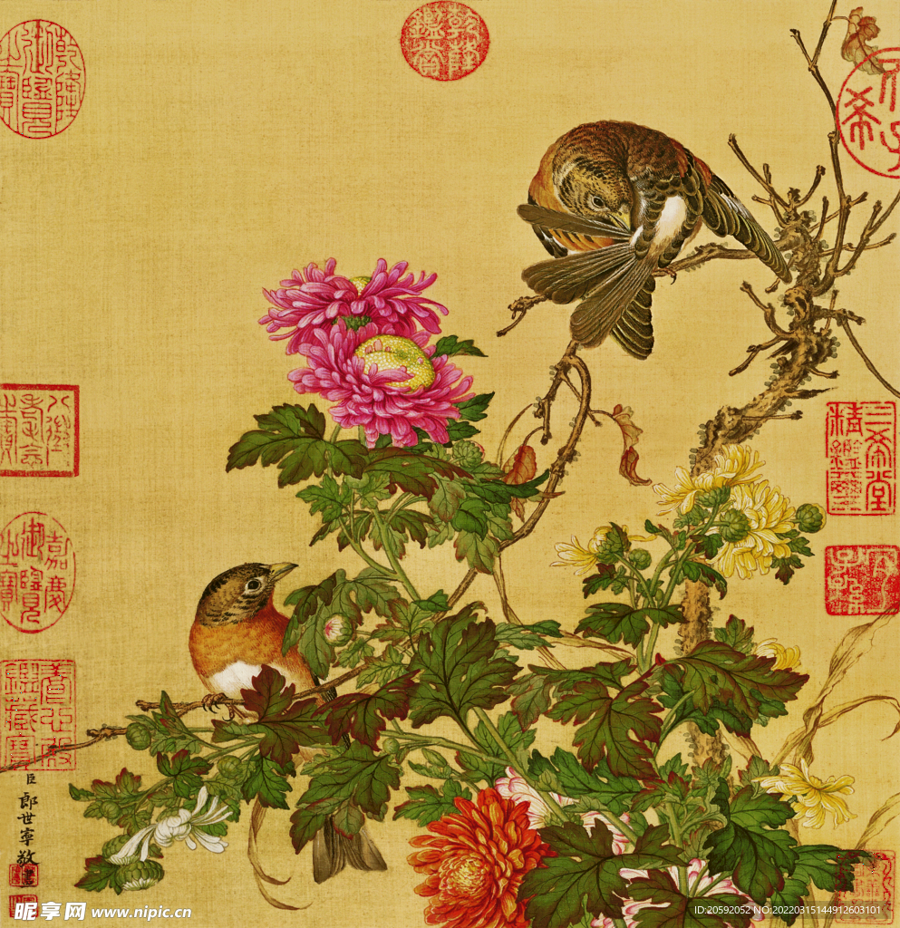 花鸟图   