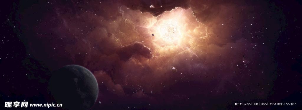 创意星空合成海报图片