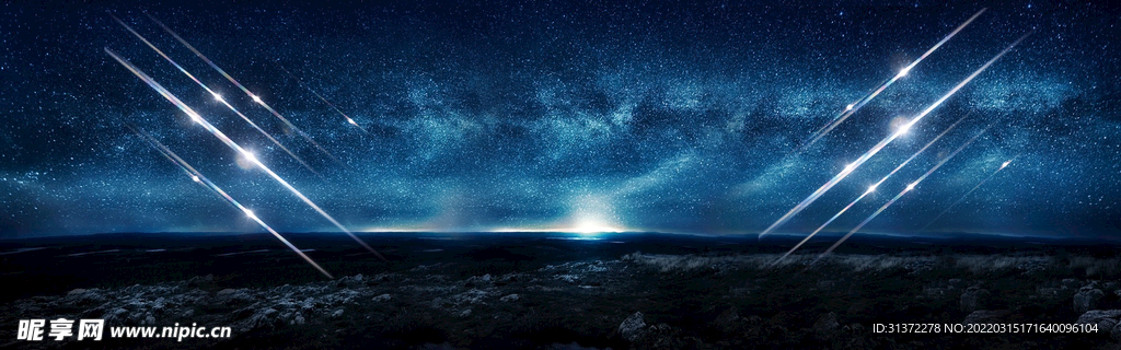  创意星空合成海报图片