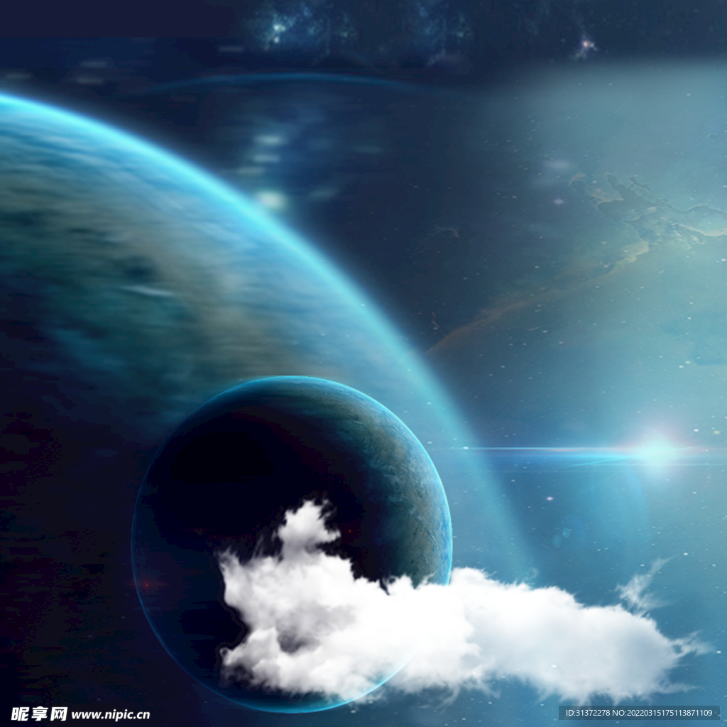 创意星空合成海报图片