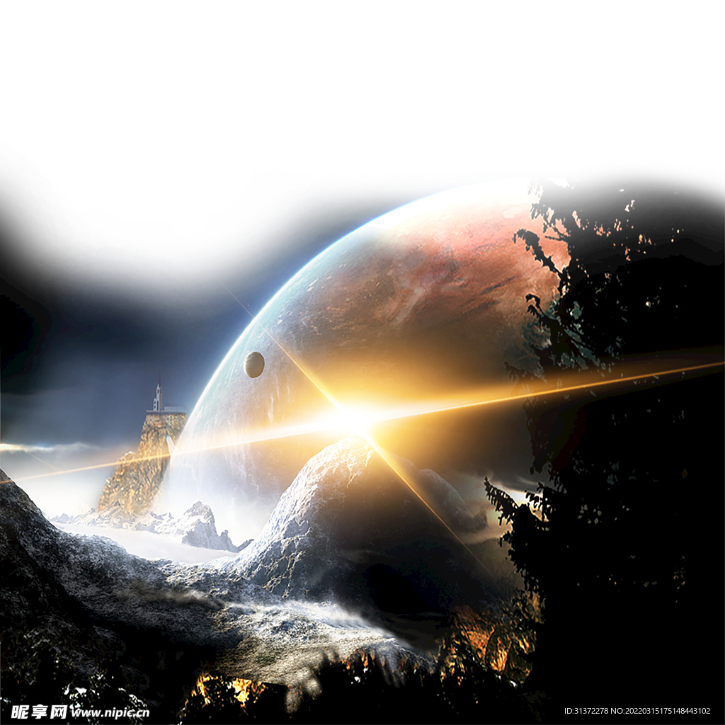  创意星空合成海报图片