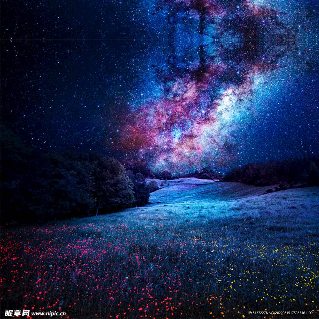 创意星空合成海报图片