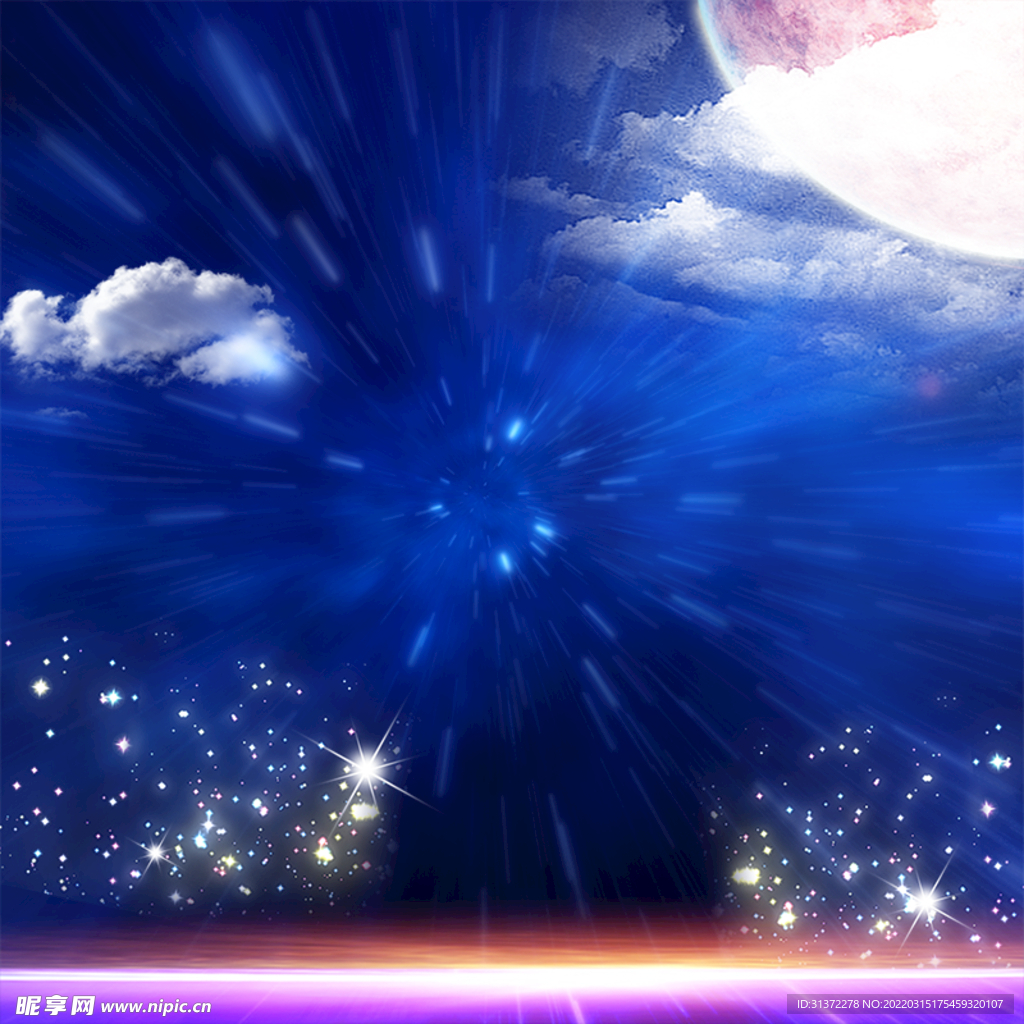 创意星空合成海报图片