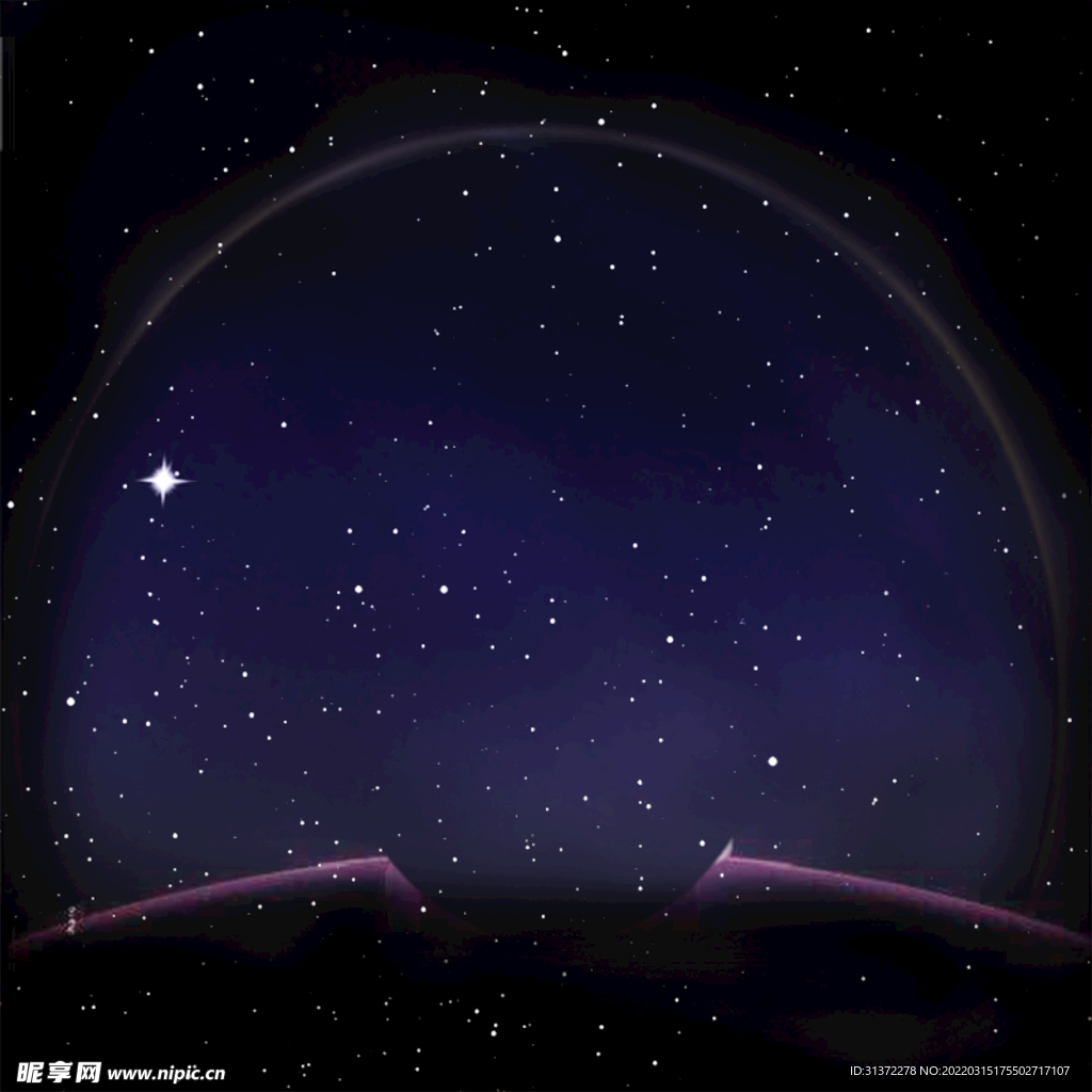 创意星空合成海报图片