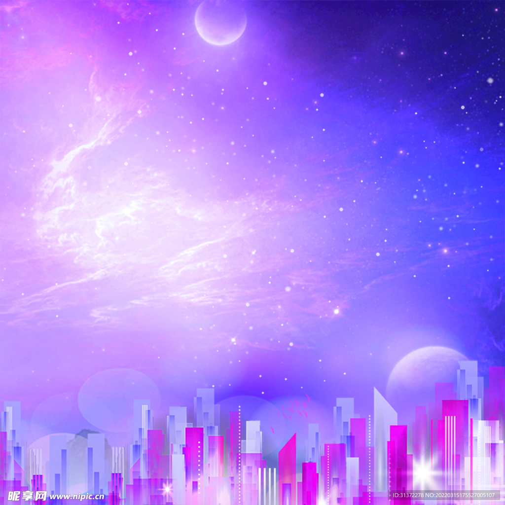  创意星空合成海报图片