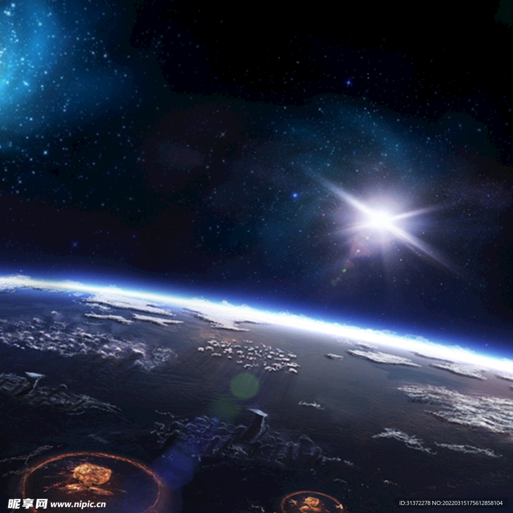 创意星空合成海报图片