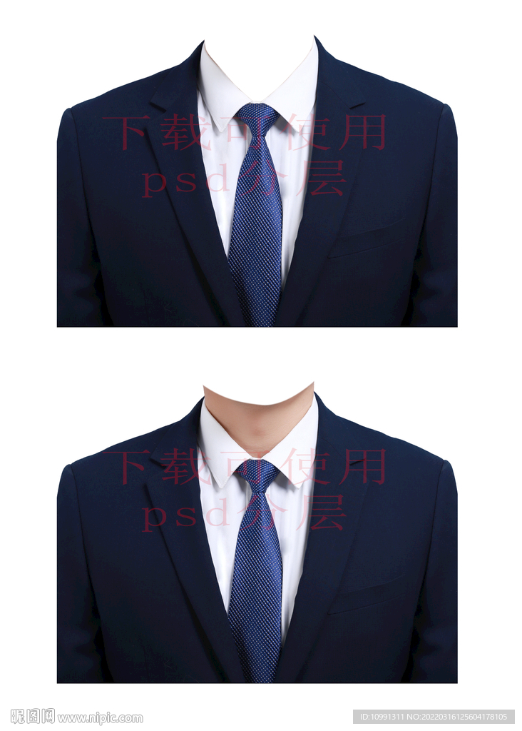男士西装衣服素材psd
