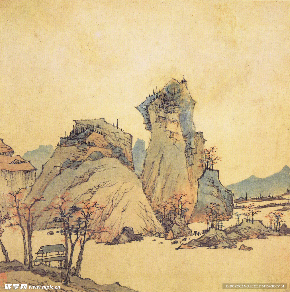 水墨画 