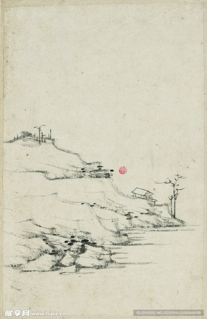 水墨画  