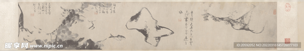 水墨画  