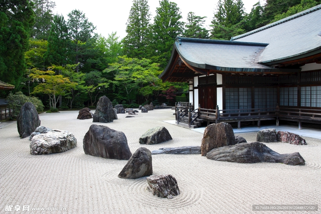 风景  中国风 青松 复古素材