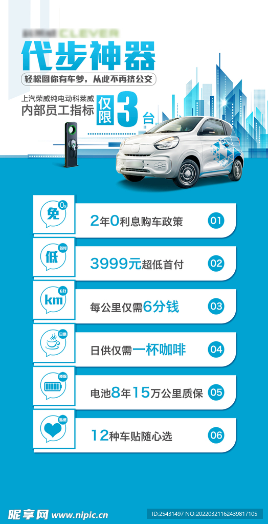 新能源汽车海报