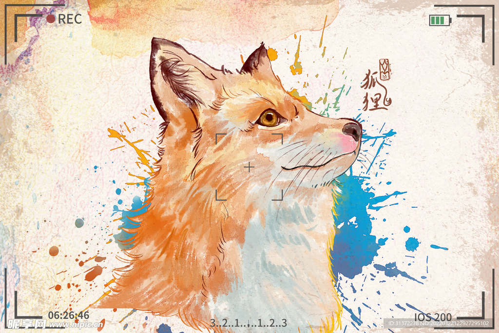 手绘卡通动物图片