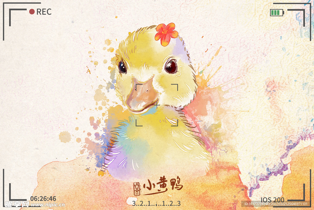 手绘卡通动物图片